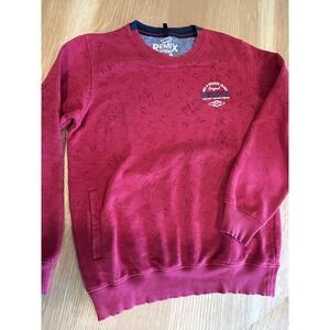 Unique Superior Jeans Remix Sound Women's Small Pull Over Sweatshirt - Red